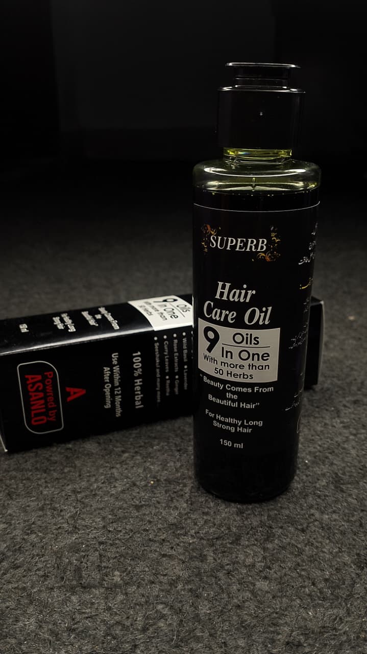 Superb 9-in-One Hair Care Oil – Nourish, Strengthen & Shine Naturally