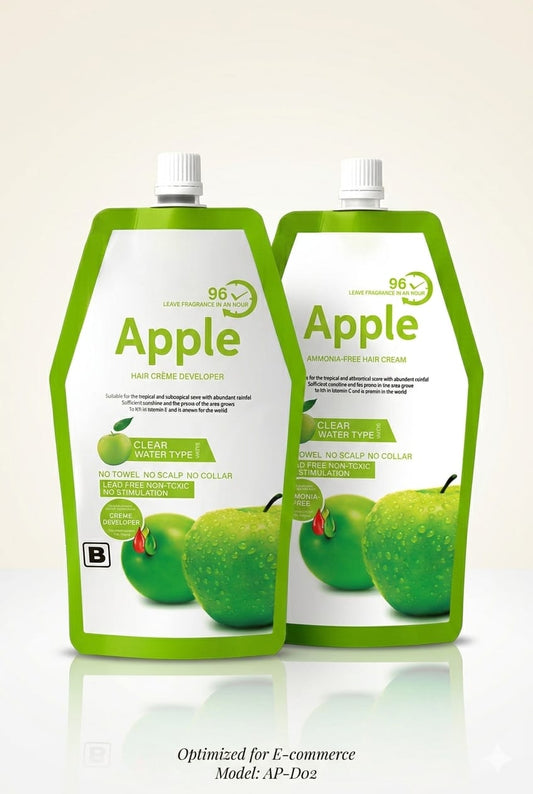 Apple Premium Hair Color Kit (500ml Crème + 500ml Developer)